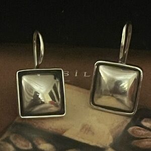 Silpada Square Chic Drop Earrings